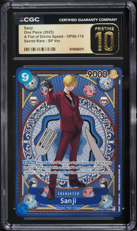2024 One Piece Japanese 2nd Anniversary Set Sanji #OP07-064 PSA 9