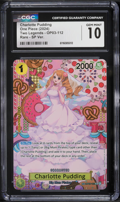 2024 One Piece Promo Official Event Top Prize Charlotte Pudding