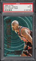 1996 Ultra Full Court Trap Michael Jordan #1 PSA 9 MINT on