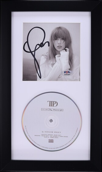 Taylor Swift Signed Autographed Framed CD Insert - JSA AUTH on