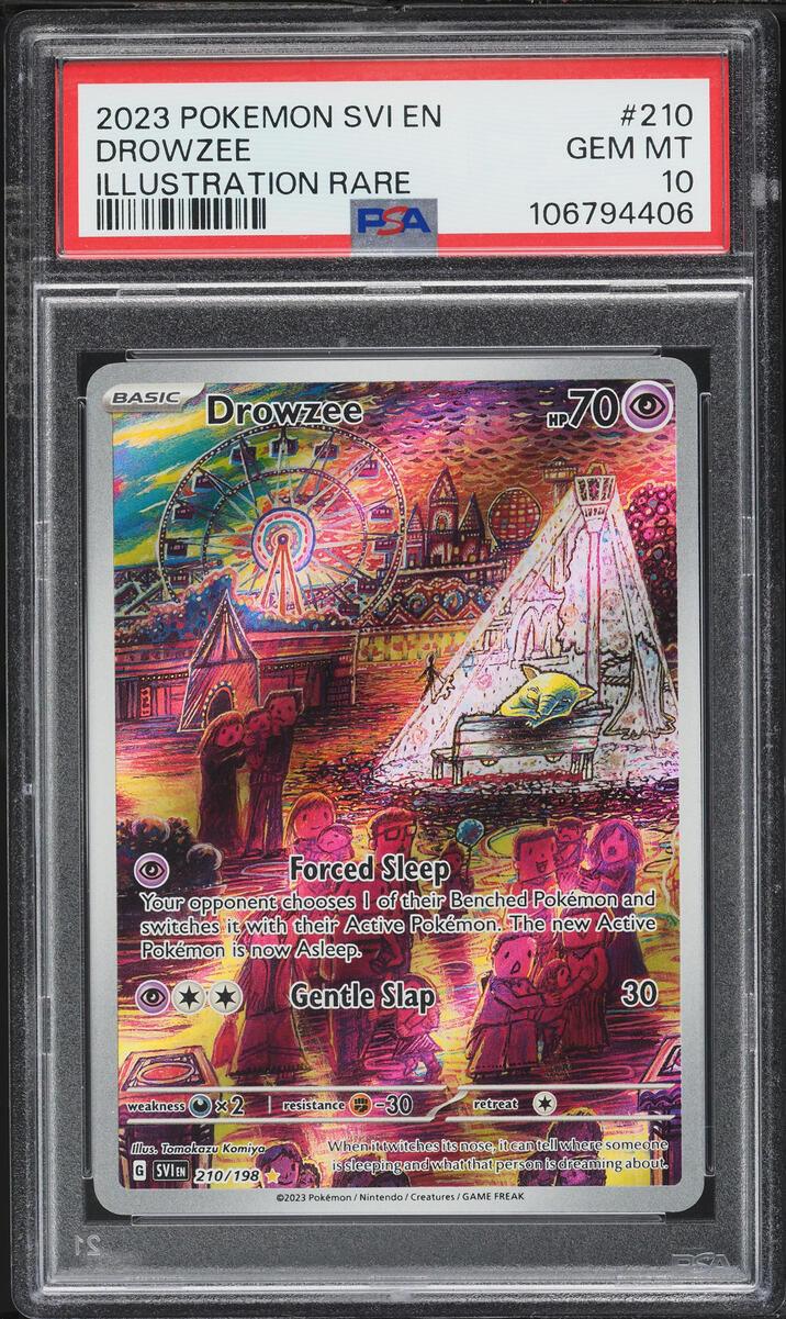 2023 Pokemon Scarlet & Violet IR Drowzee #210 PSA 10 GEM MINT