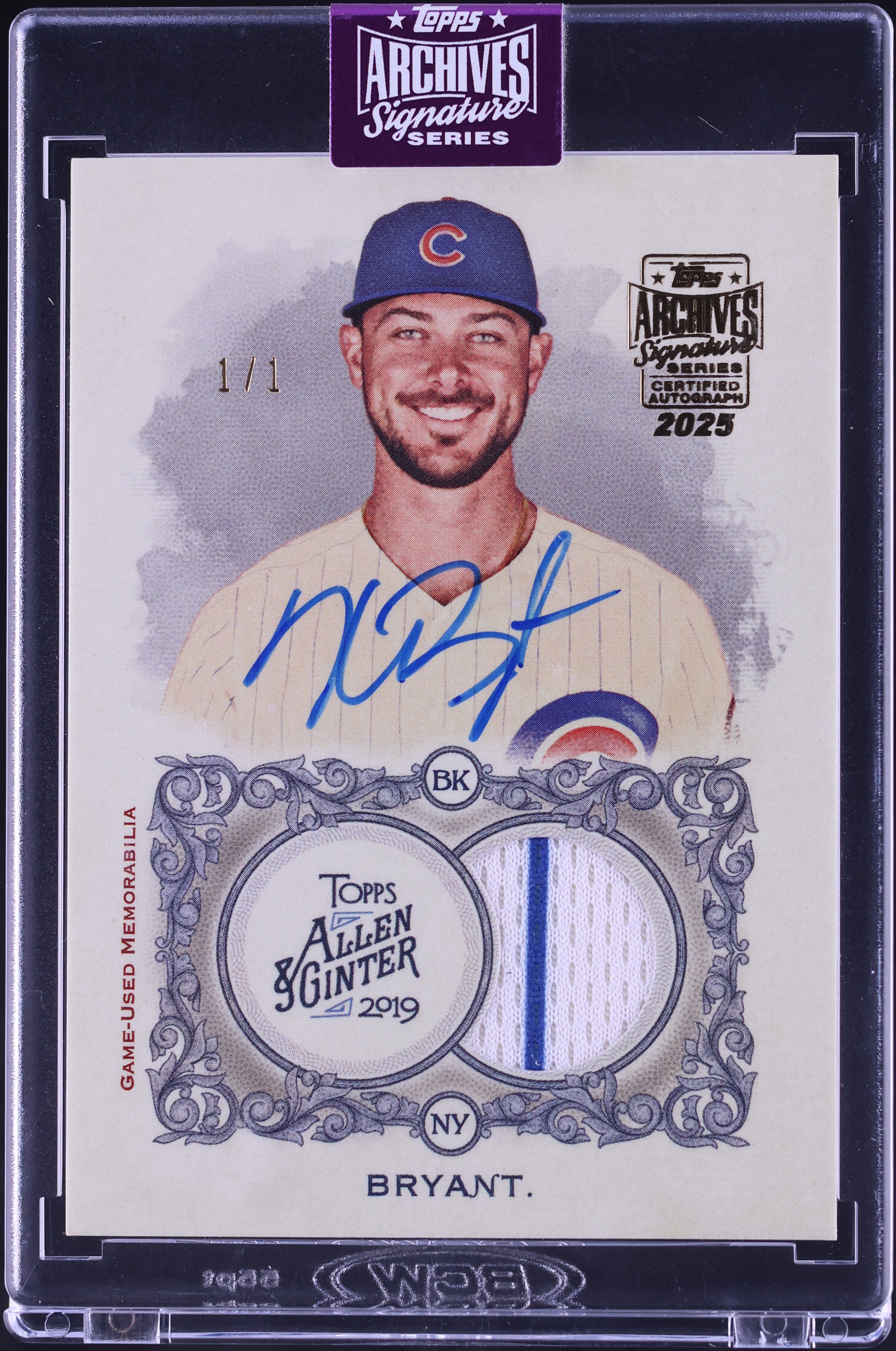 2025 Topps Archives Signature Series '19 Allen & Ginter Kris