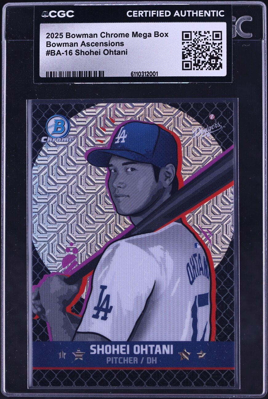 2025 Bowman Chrome Mega Box Ascensions Shohei Ohtani #BA-16 CGC AUTH