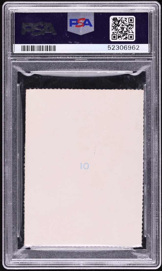 1958 Editora Aquarela Soccer Blue Number Pele ROOKIE #10 PSA 4 VGEX