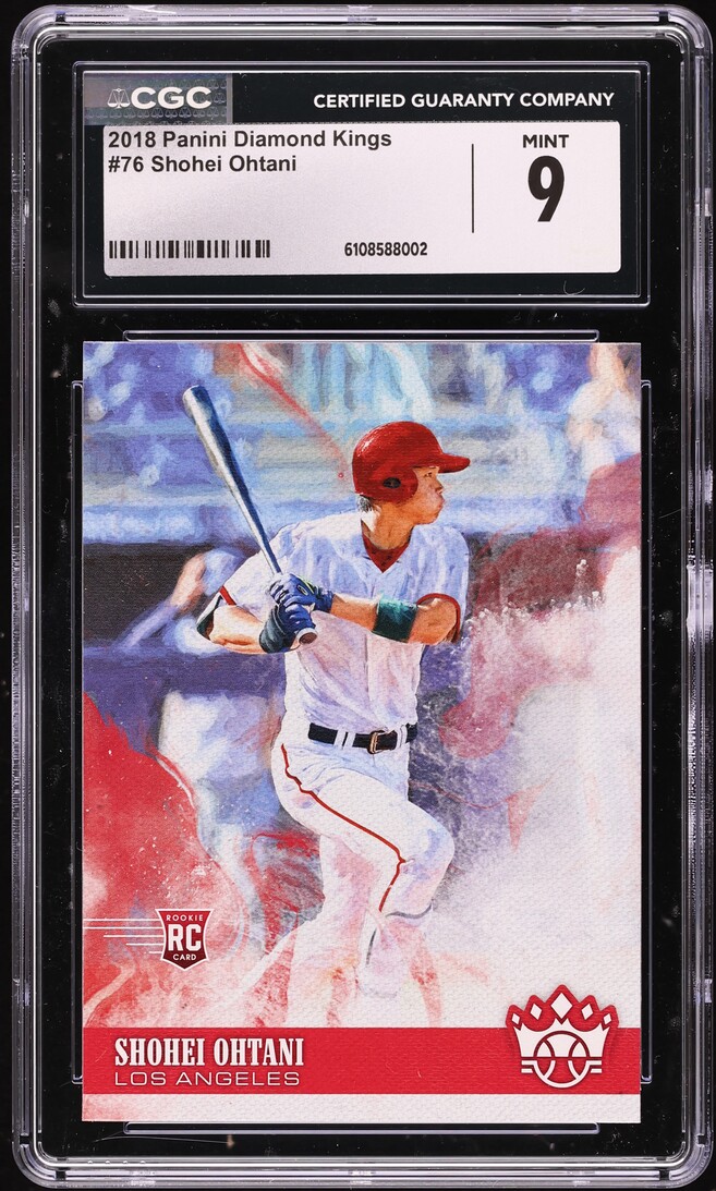 2018 Panini Diamond Kings Shohei Ohtani ROOKIE #76 CGC 9 MINT