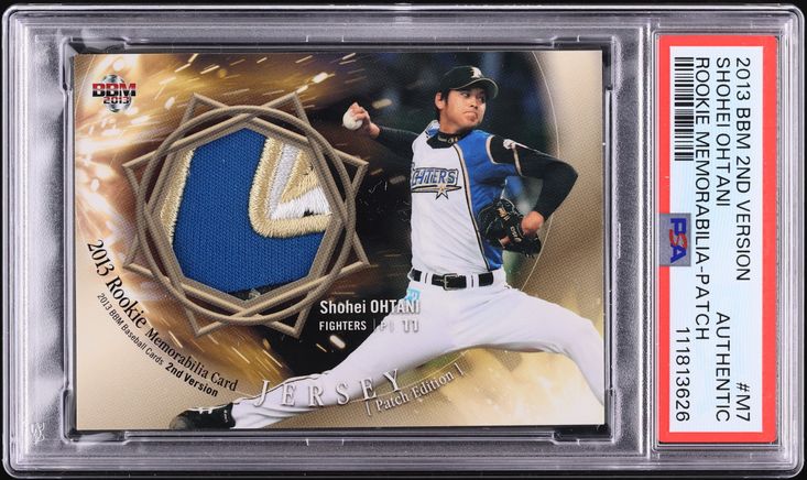 2013 Bandai Owner's League 02 Shohei Ohtani PROSPECT #74 CGC AUTH
