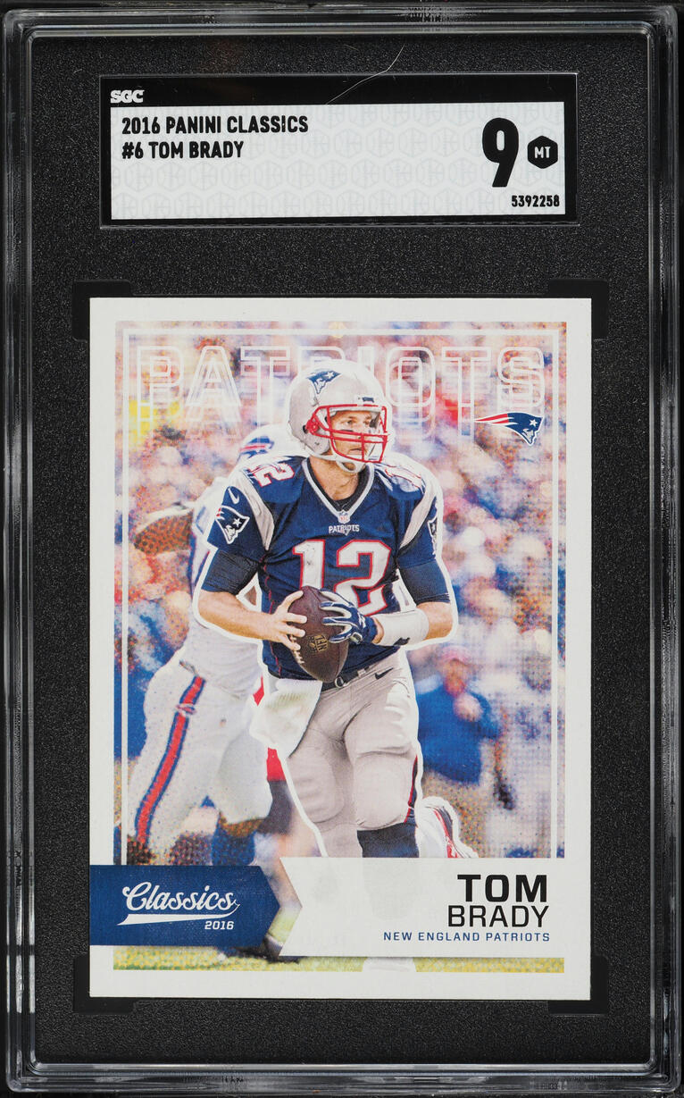 2016 Panini Classics Tom Brady #6 SGC 9 MINT
