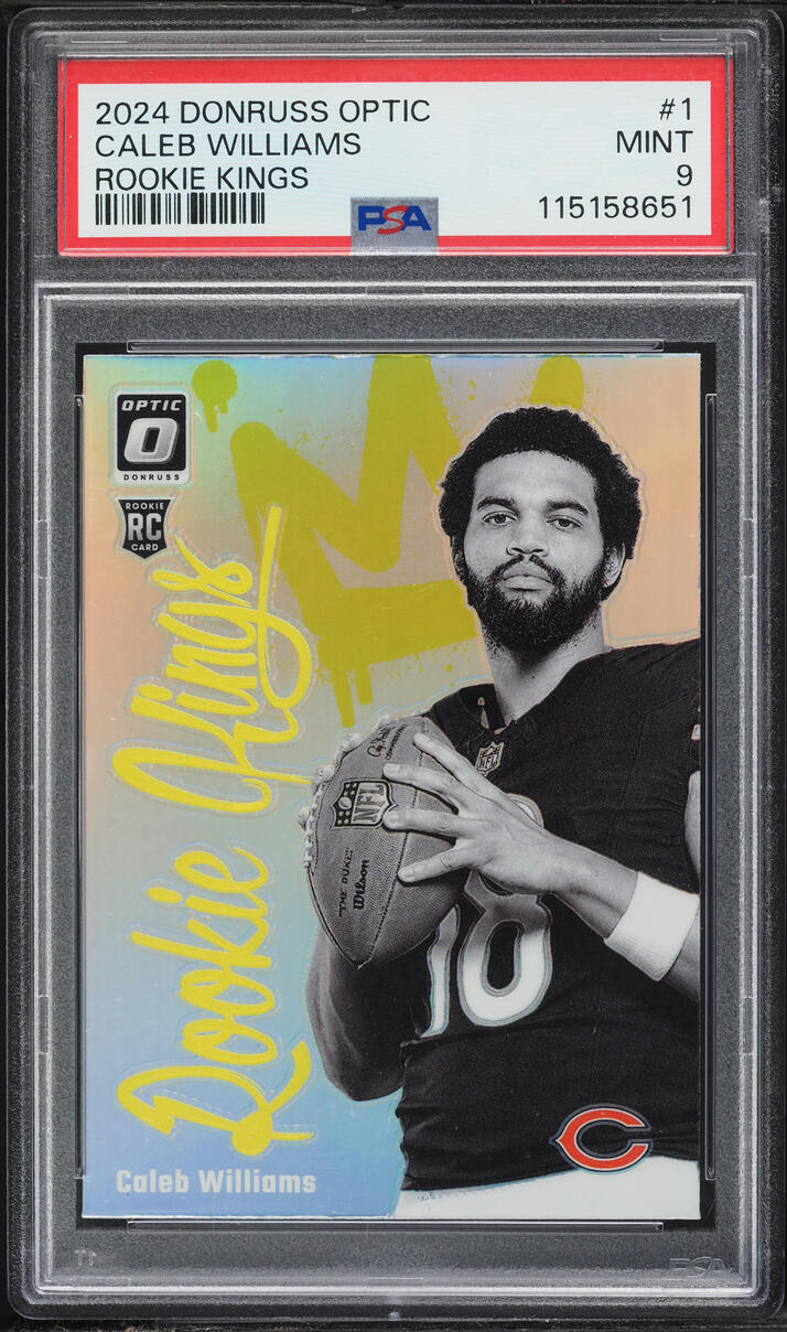2024 Donruss Optic Kings Caleb Williams ROOKIE #1 PSA 9 MINT