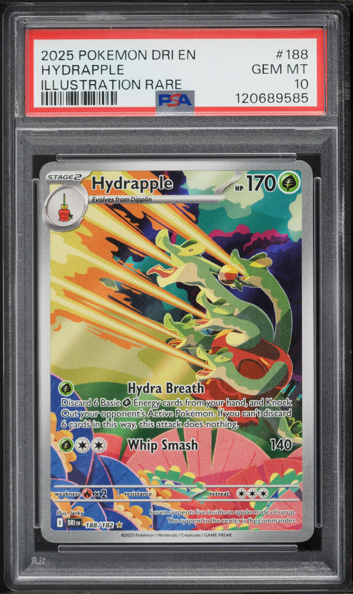 2025 Pokemon Scarlet & Violet Destined Rivals IR Hydrapple #188 PSA 10 GEM MINT