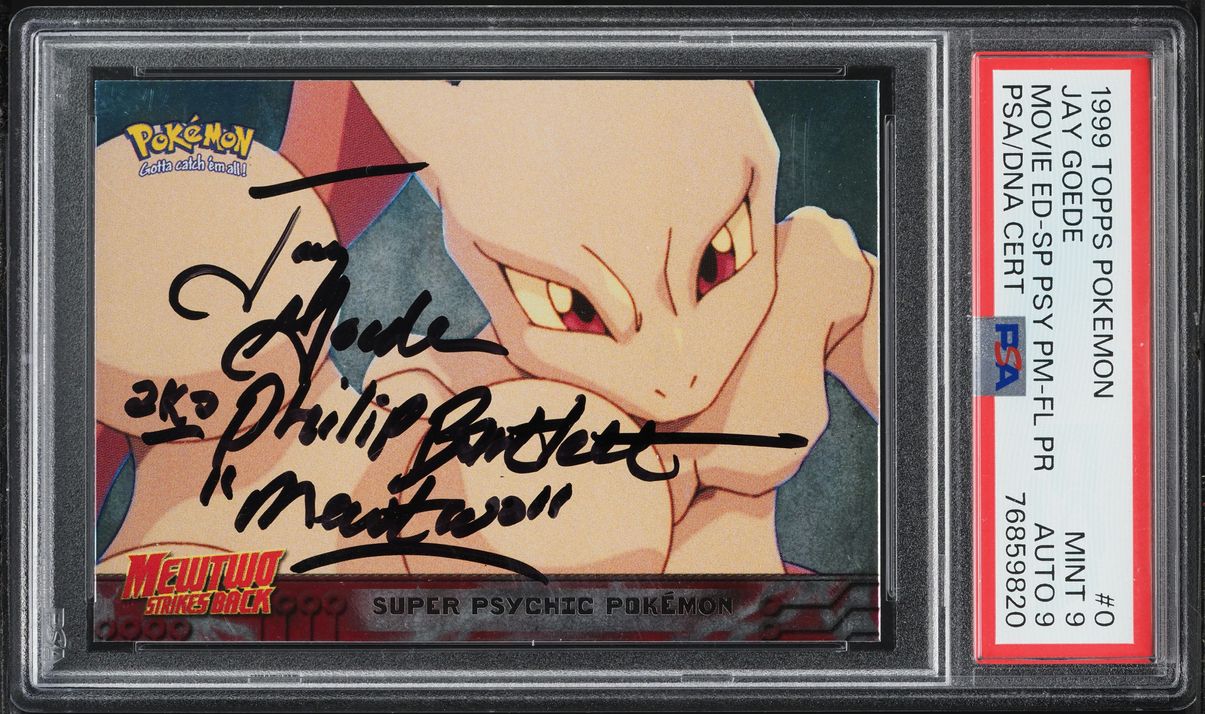 1999 Pokemon Topps The Movie Edition Super Psychic AUTO DNA 9 #0