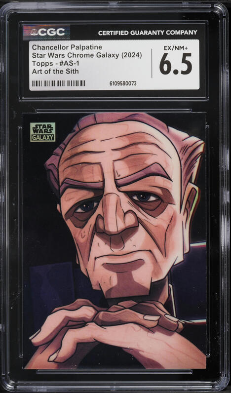 2024 Topps Chrome Star Wars Galaxy Art of Naboo Blue Refractors