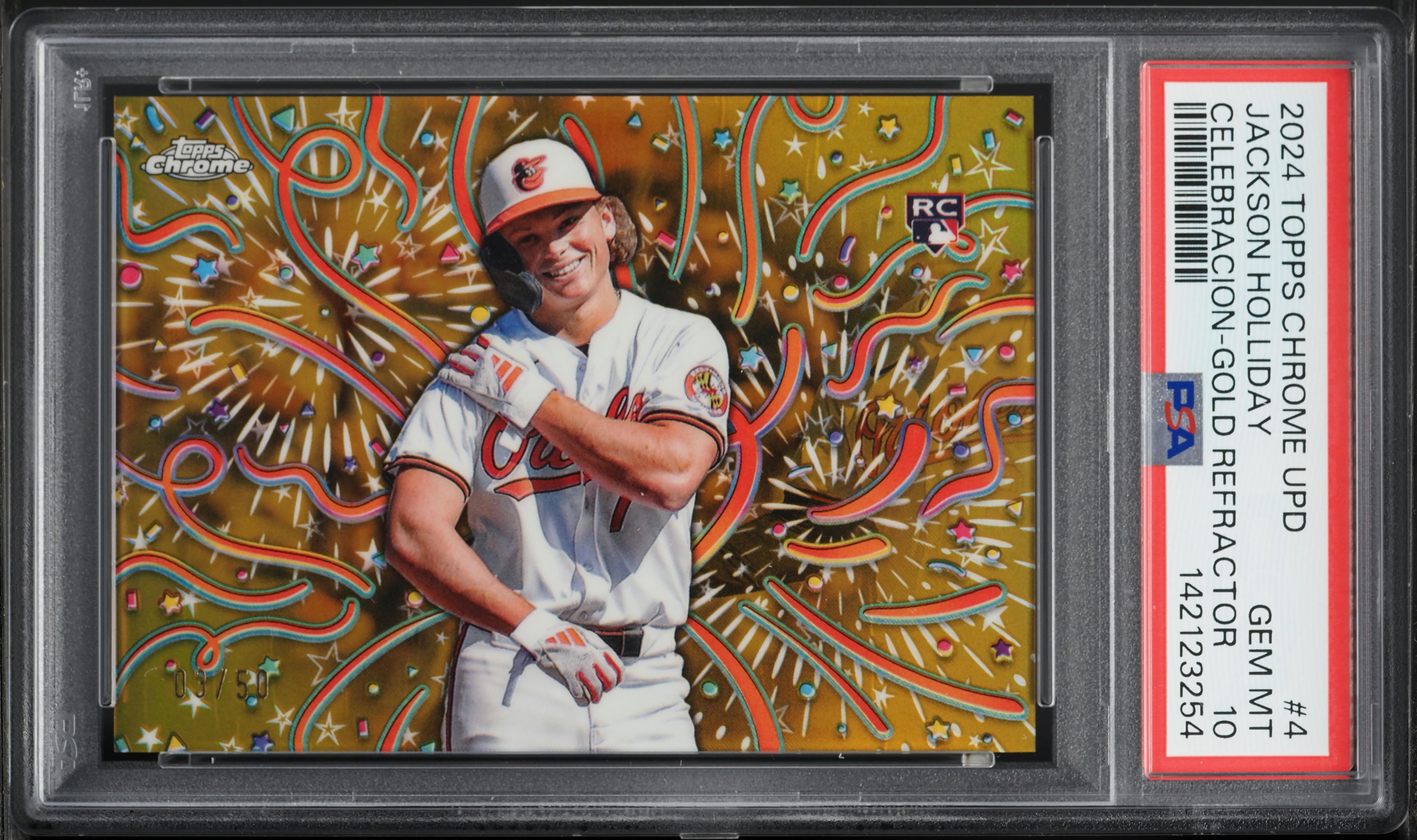 2024 Topps Chrome Update Celebracion Gold Refractor Jackson 