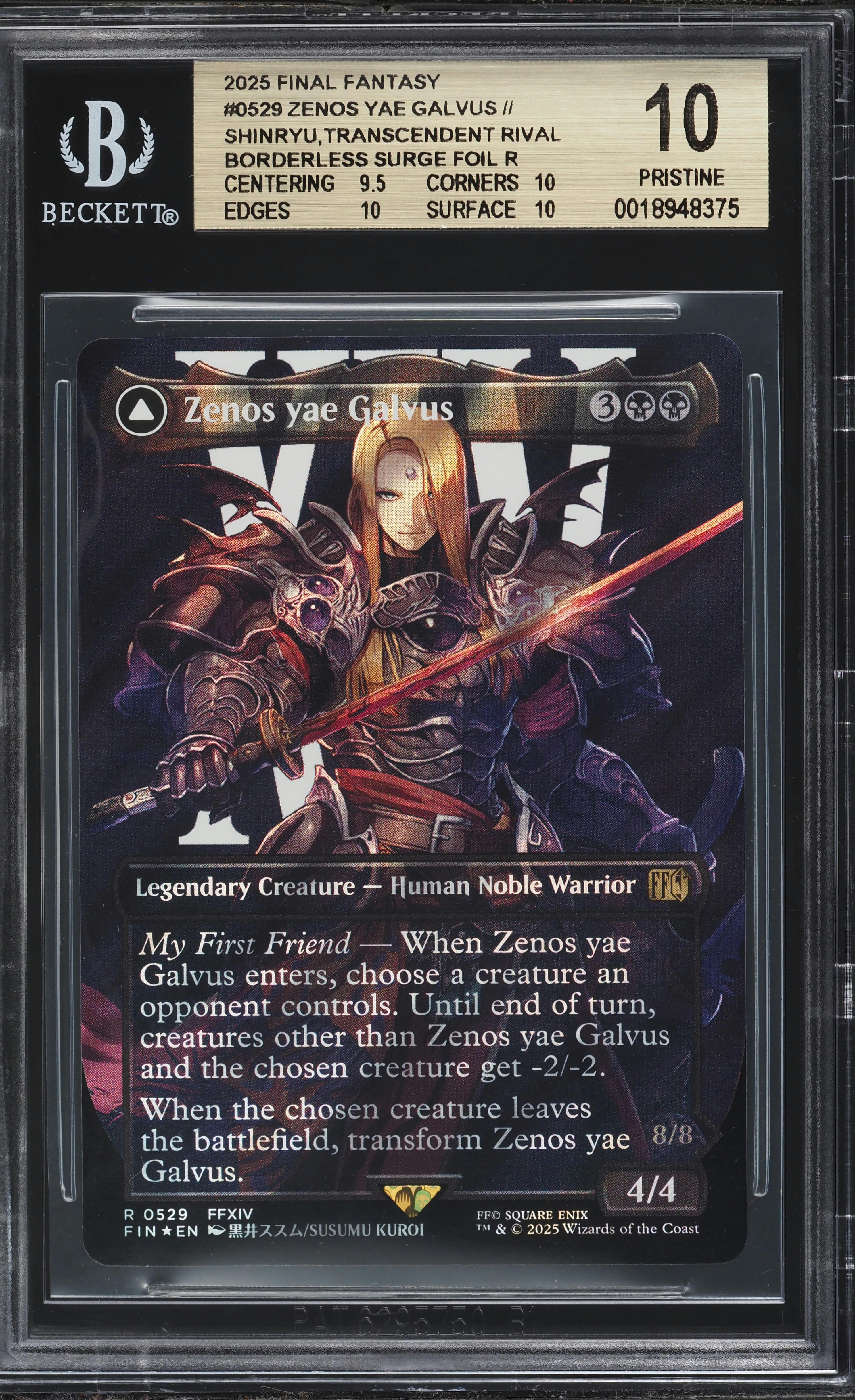 2025 MTG Final Fantasy Borderless Surge Foil Zenos Yae Galvus Shinryu Transcendent Rival BGS 10 on Fanatics Collect 2025 MTG Final Fantasy Borderless Surge Foil Zenos Yae Galvus Shinryu Transcendent Rival BGS 10 on Fanatics Collect