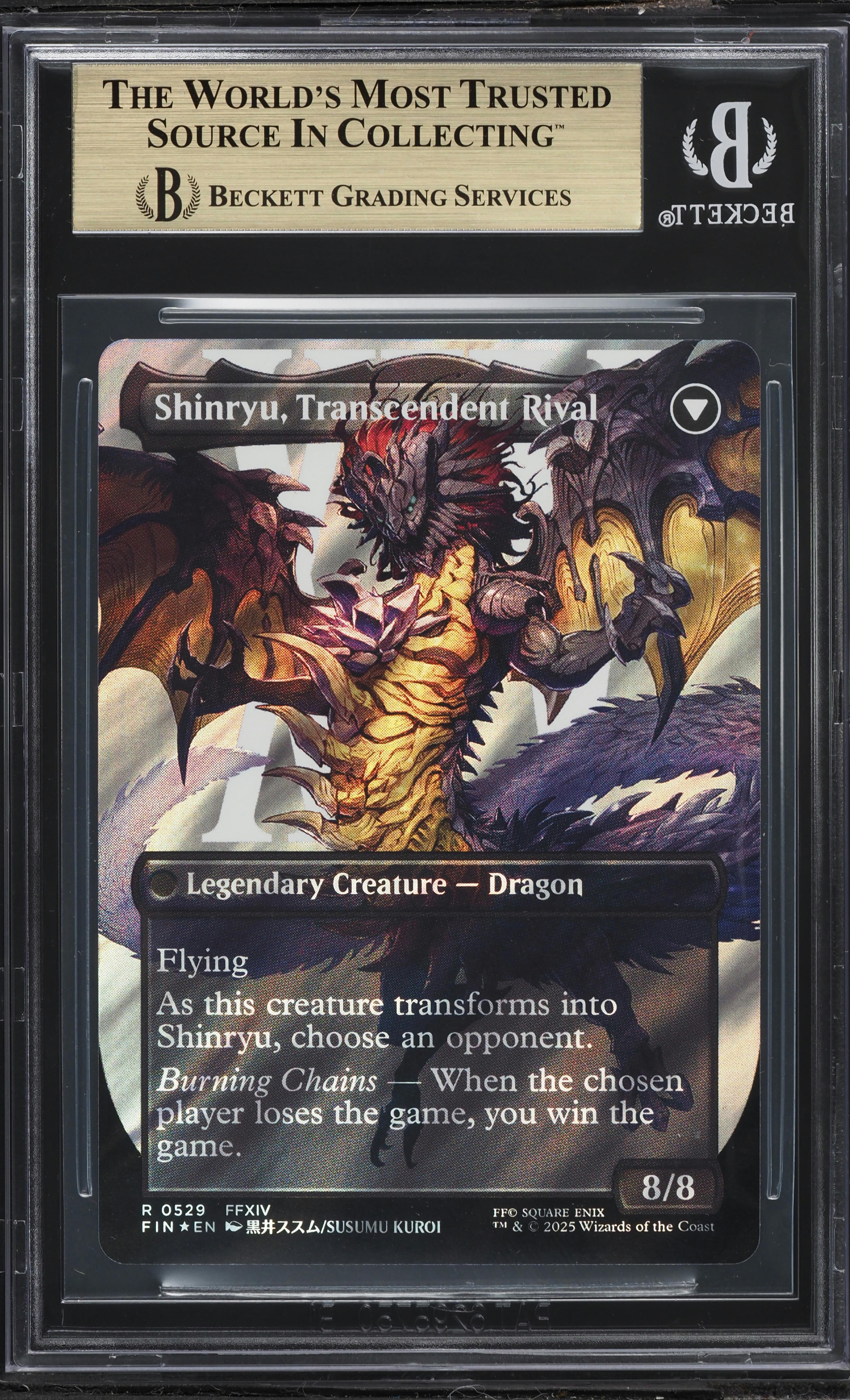 2025 MTG FIN ART SERIES セフィロス #44 PSA10 Sephiroth, Fabled
