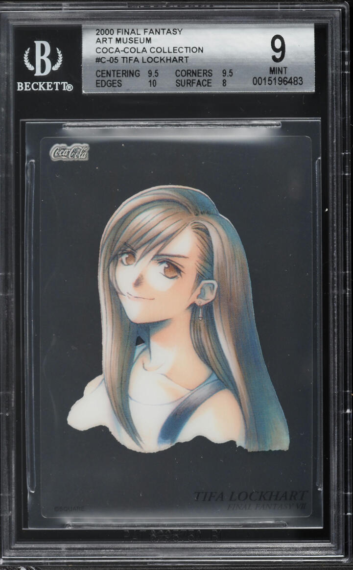 2000 Final Fantasy Art Museum Coca-Cola Collection Tifa Lockhart