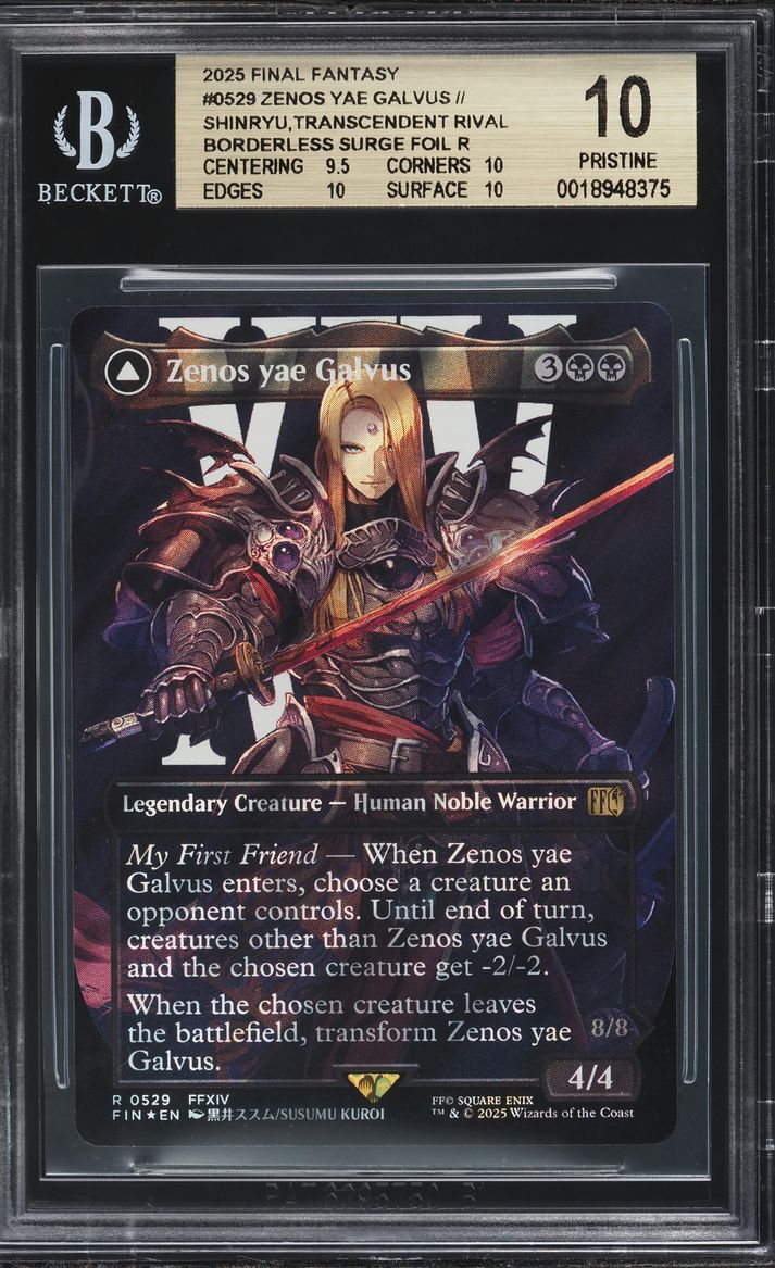 2025 MTG Final Fantasy Borderless Surge Foil Zenos Yae Galvus Shinryu  Transcendent Rival BGS 10 on Fanatics Collect
