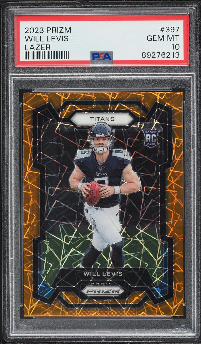 2023 Panini Prizm Lazer Will Levis ROOKIE #397 PSA 10 GEM MINT