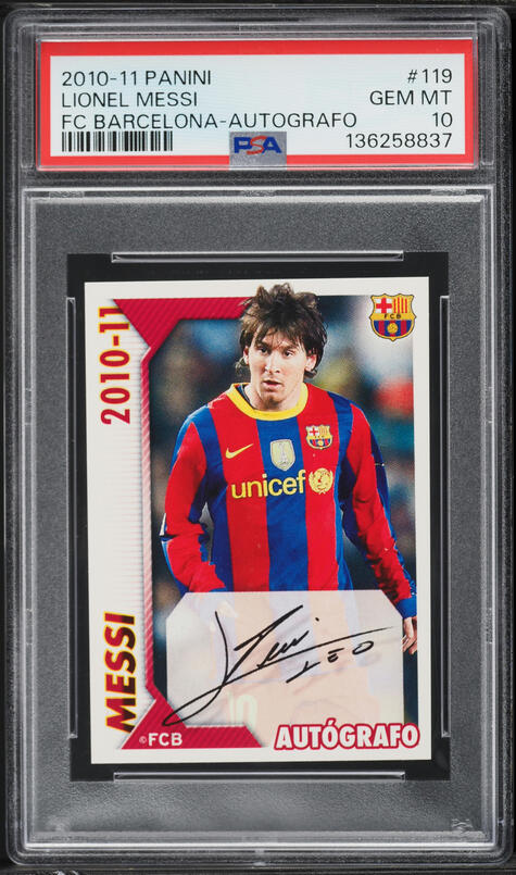 1998 Panini Barca Centenari Barcelona w/ Xavi ROOKIE #155 PSA 6