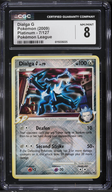 2009 Pokemon Platinum Holo Dialga G Lv.X #122 PSA 10 GEM MINT on