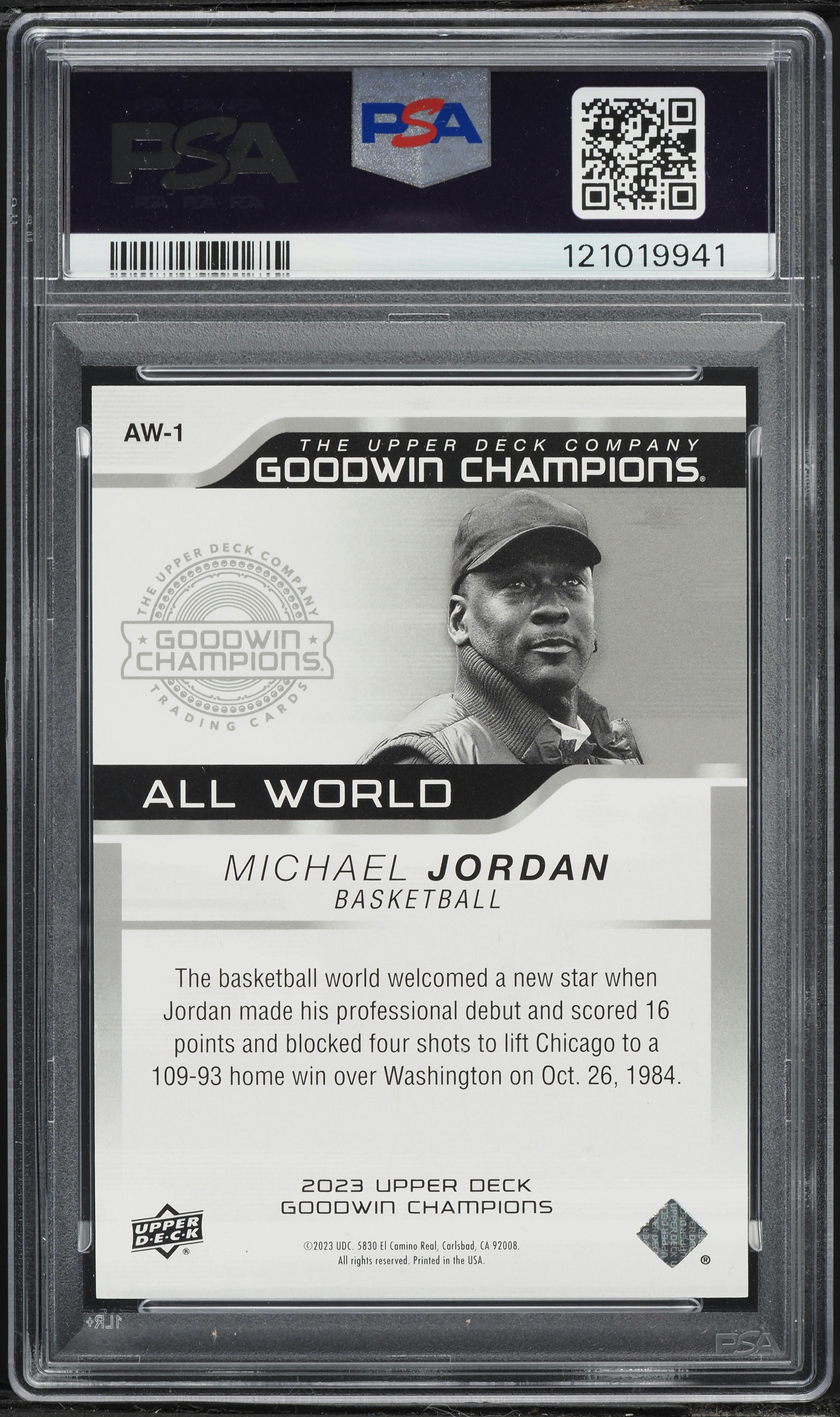 2023 Upper Deck Goodwin Champions All-World Blue Michael Jordan 