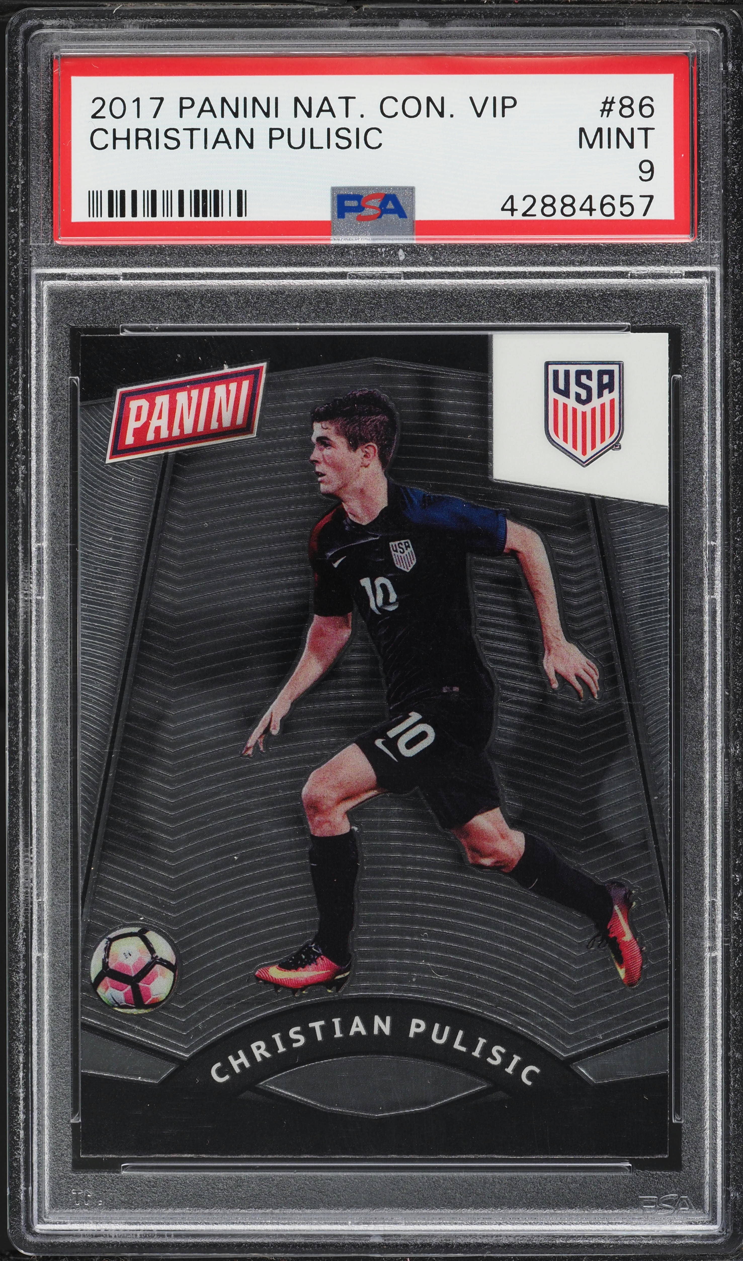 2017 Panini National Convention VIP Christian Pulisic ROOKIE #86