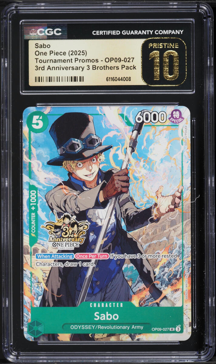 2025 One Piece Tournament Promo 3rd Anniversary 3 Brothers Pack
