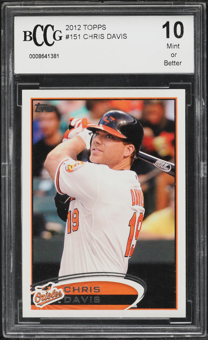 2012 Topps Chris Davis #151 BCCG 10