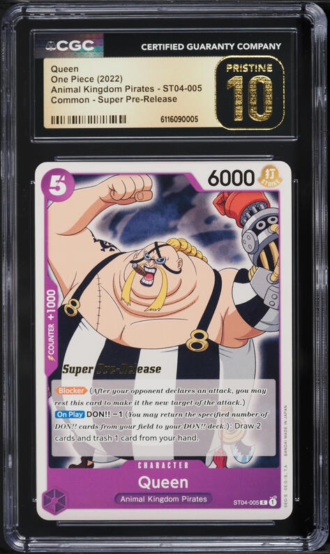 2023 One Piece Japanese Promo Official Event Prize Queen #005 PSA
