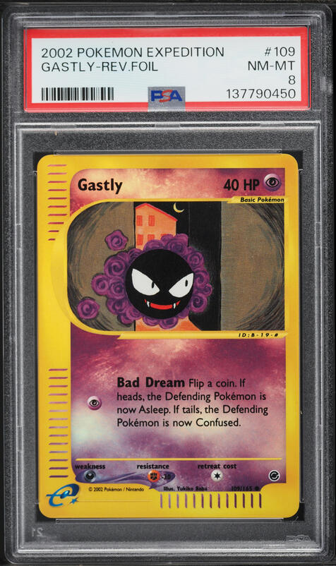 2002 Pokemon E-Card Sample Gastly #19 PSA 10 GEM MINT on Fanatics