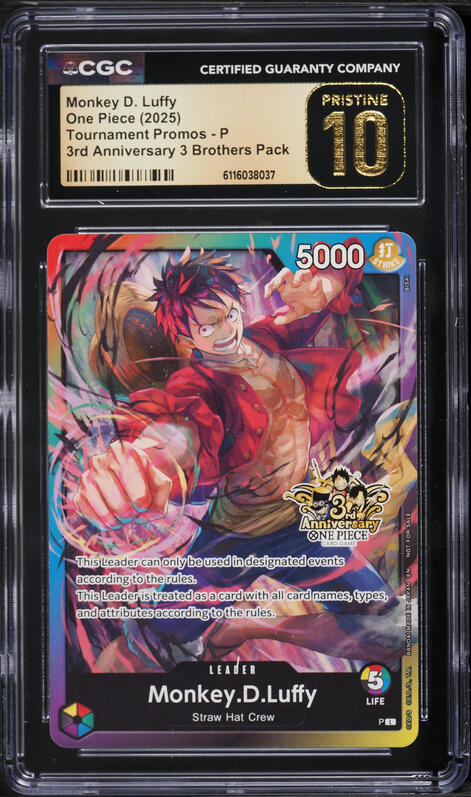 2025 One Piece 3rd Anniversary Tournament Winner 3 Brothers Pack
