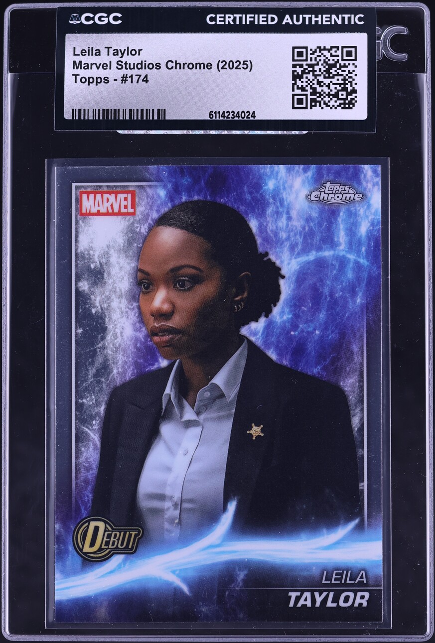 2025 Topps Chrome Marvel Studios Leila Taylor #174 CGC AUTH