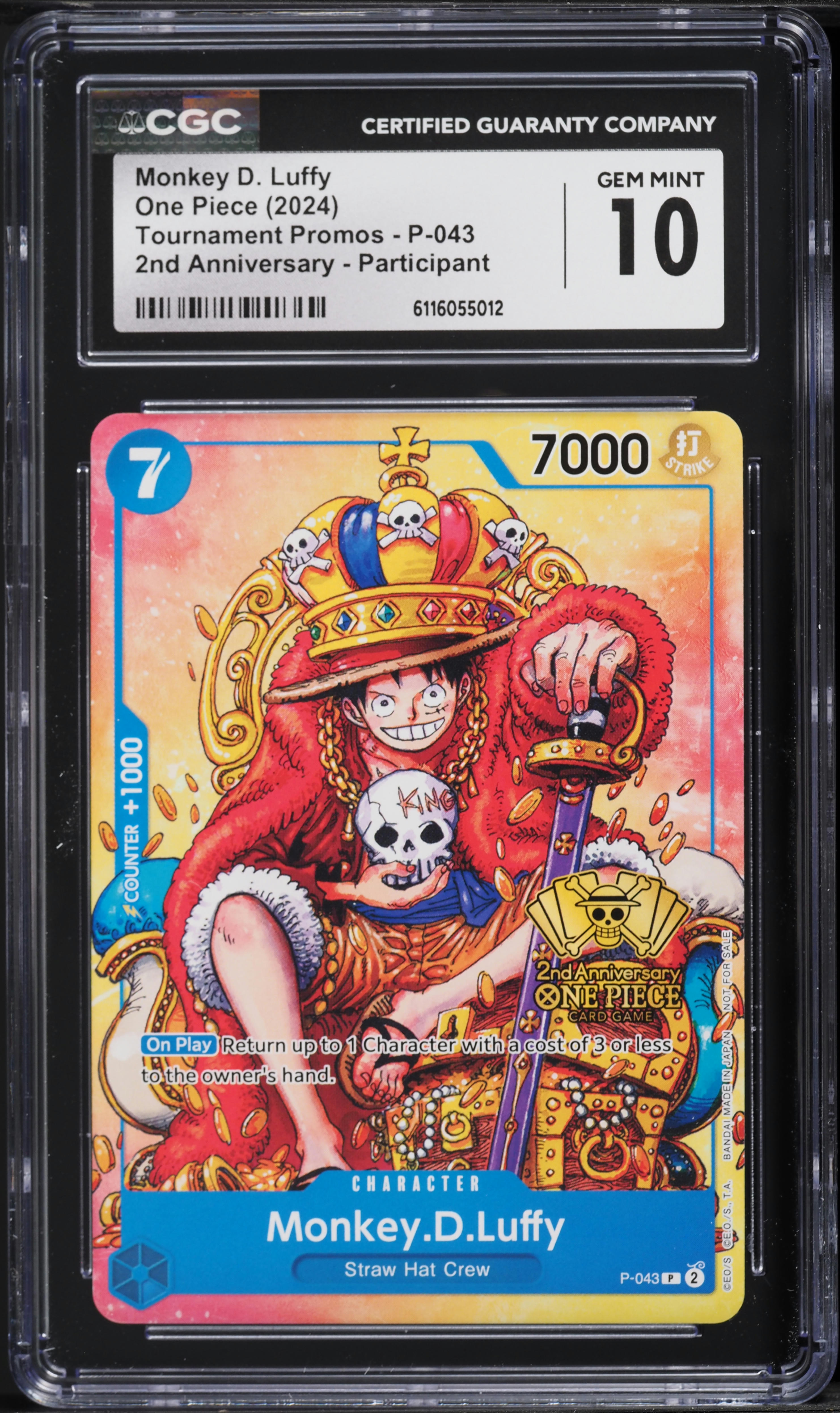 2024 One Piece Promo 2nd Anniversary Participation Monkey D. Luffy