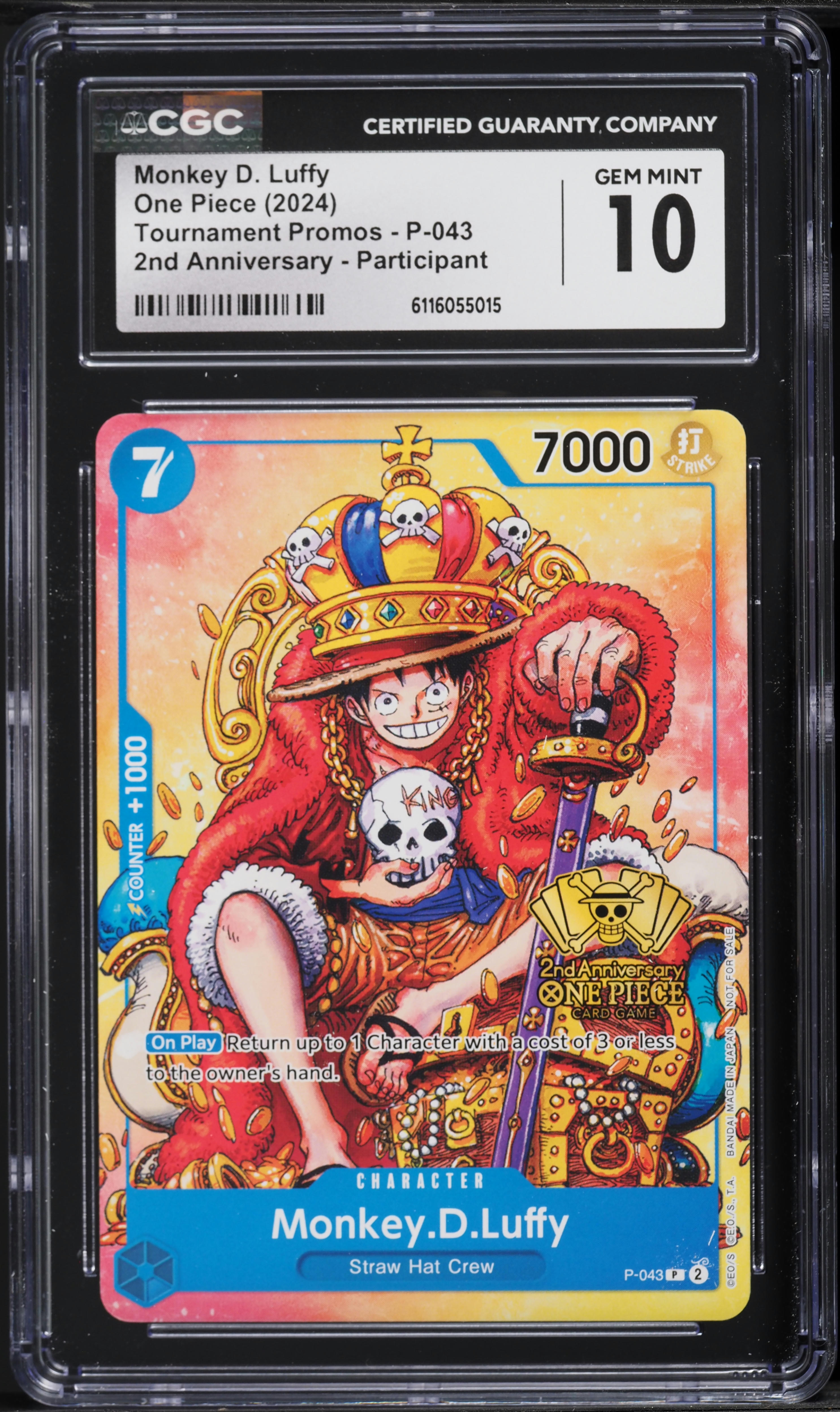 2024 One Piece Promo 2nd Anniversary Participation Monkey D. Luffy