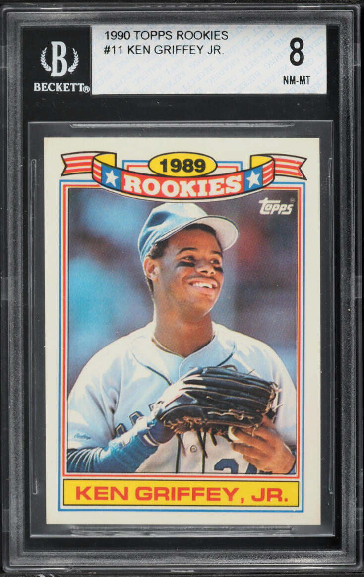 1990 Topps '89 Rookies Ken Griffey Jr. #11 BGS 8 NM-MT