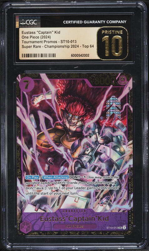 2024 One Piece Promo Championship Celebration Super Rare Eustass