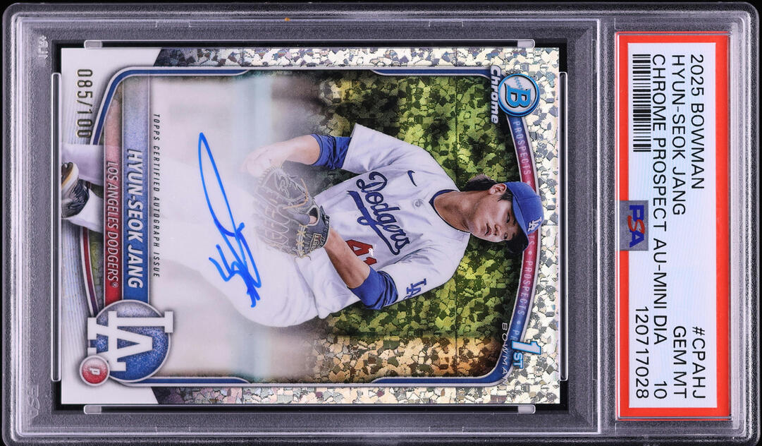 2025 Bowman Chrome Mini Diamond Hyun-Seok Jang PROSPECT AUTO /100 