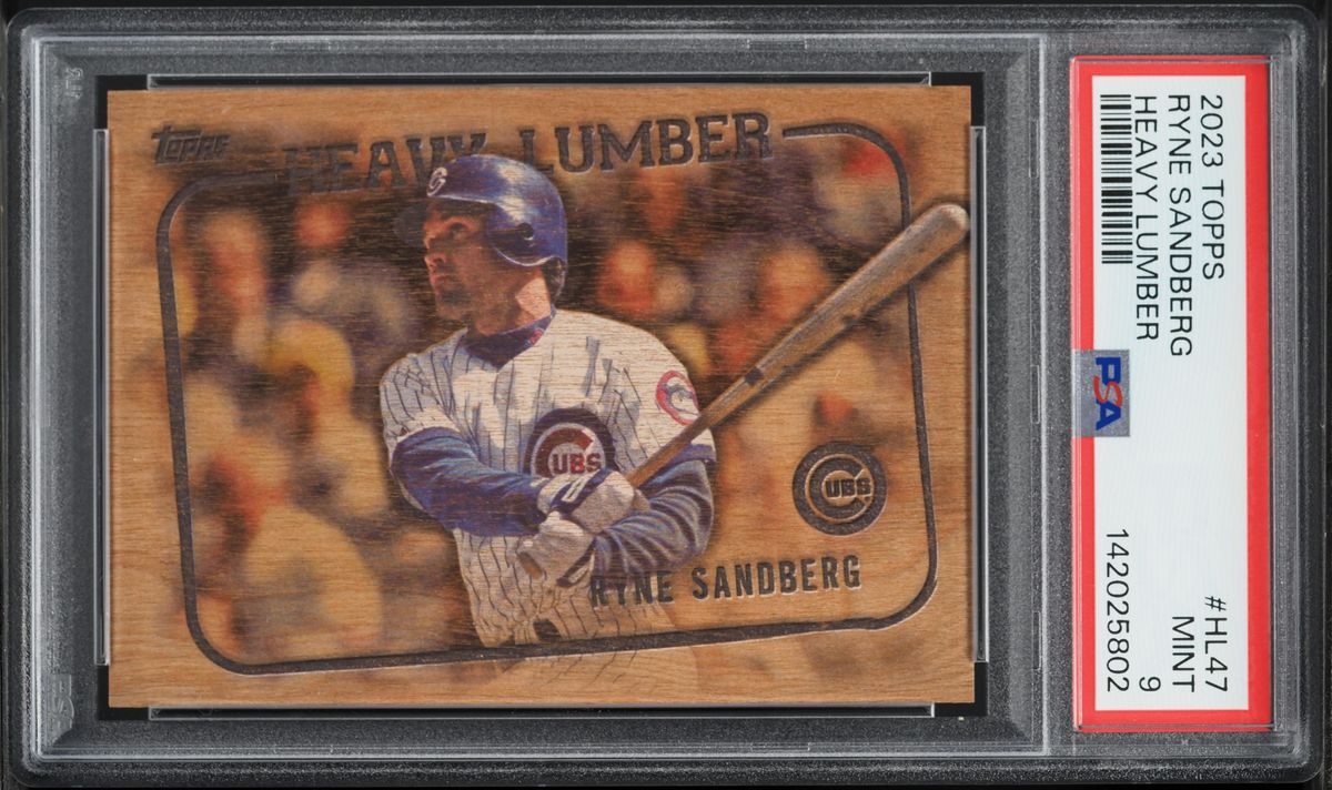 2023 Topps Heavy Lumber Ryne Sandberg #HL47 PSA 9 MINT