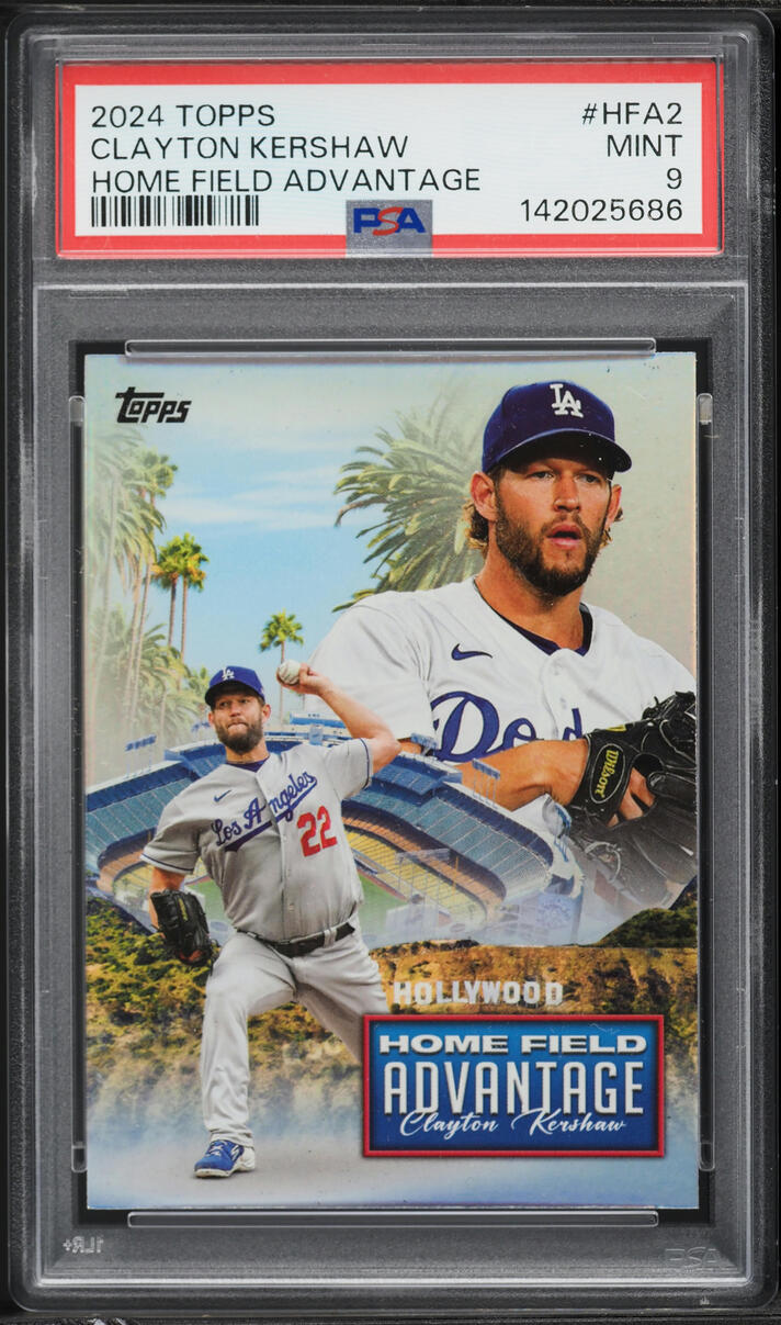 2024 Topps Home Field Advantage Clayton Kershaw #HFA-2 PSA 9 MINT