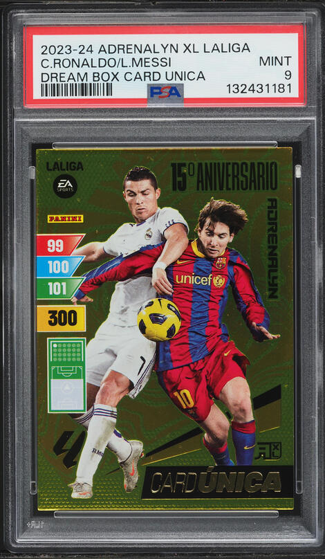 panini ULTIMATE TEAM メッシ&ロナウド 2023 Panini Adrenalyn XL LaLiga Dream Box Unica Cristiano Ronaldo