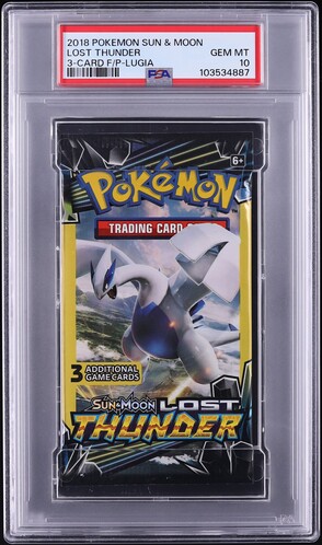 pokemon lost thunder 3 card pack S&M Booster where the fragrance of incense from ancient shrines and the sparks of high 15 Lost Thunder Mini Pack