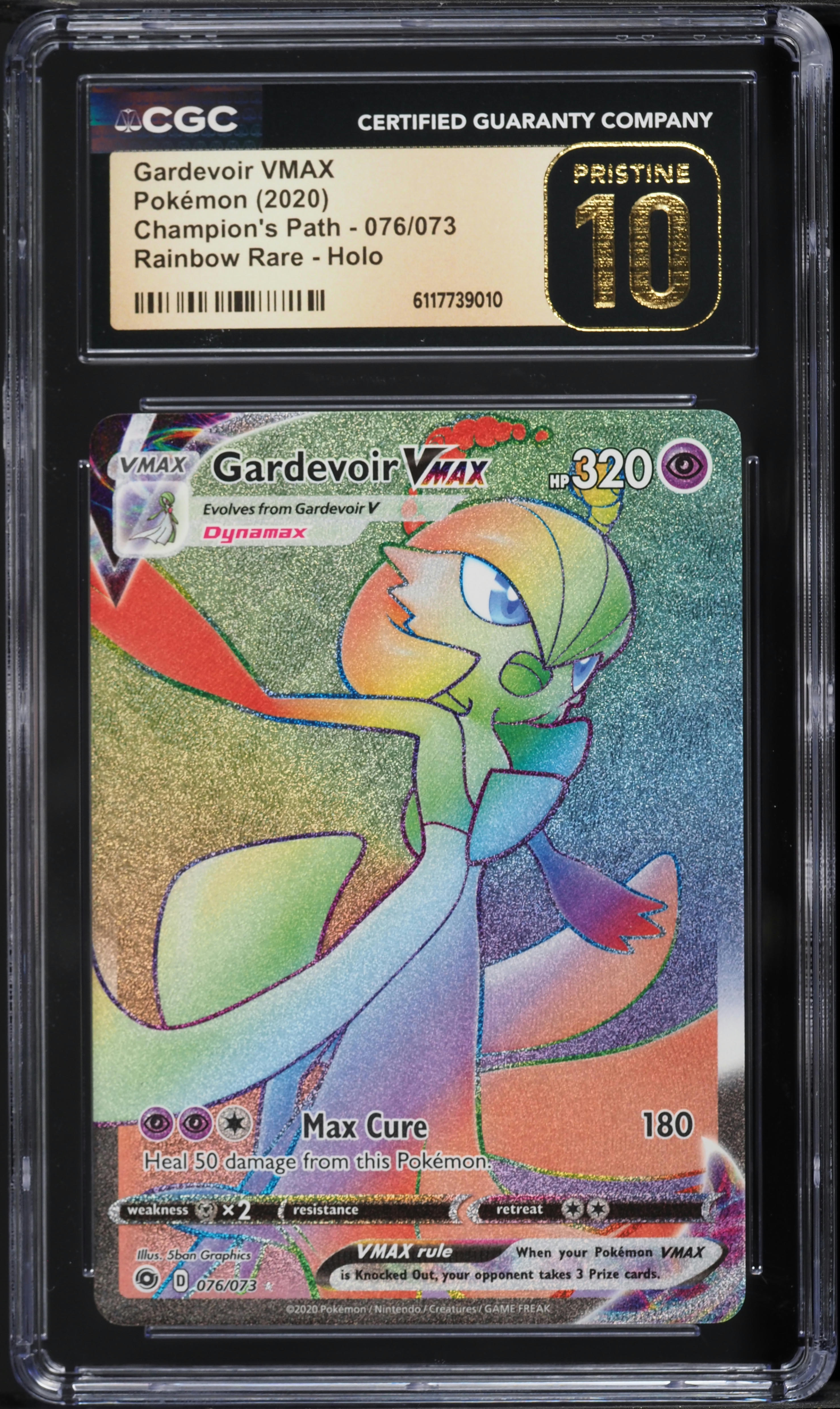 2020 Pokemon Sword & Shield Champion's Path Rainbow Rare Gardevoir