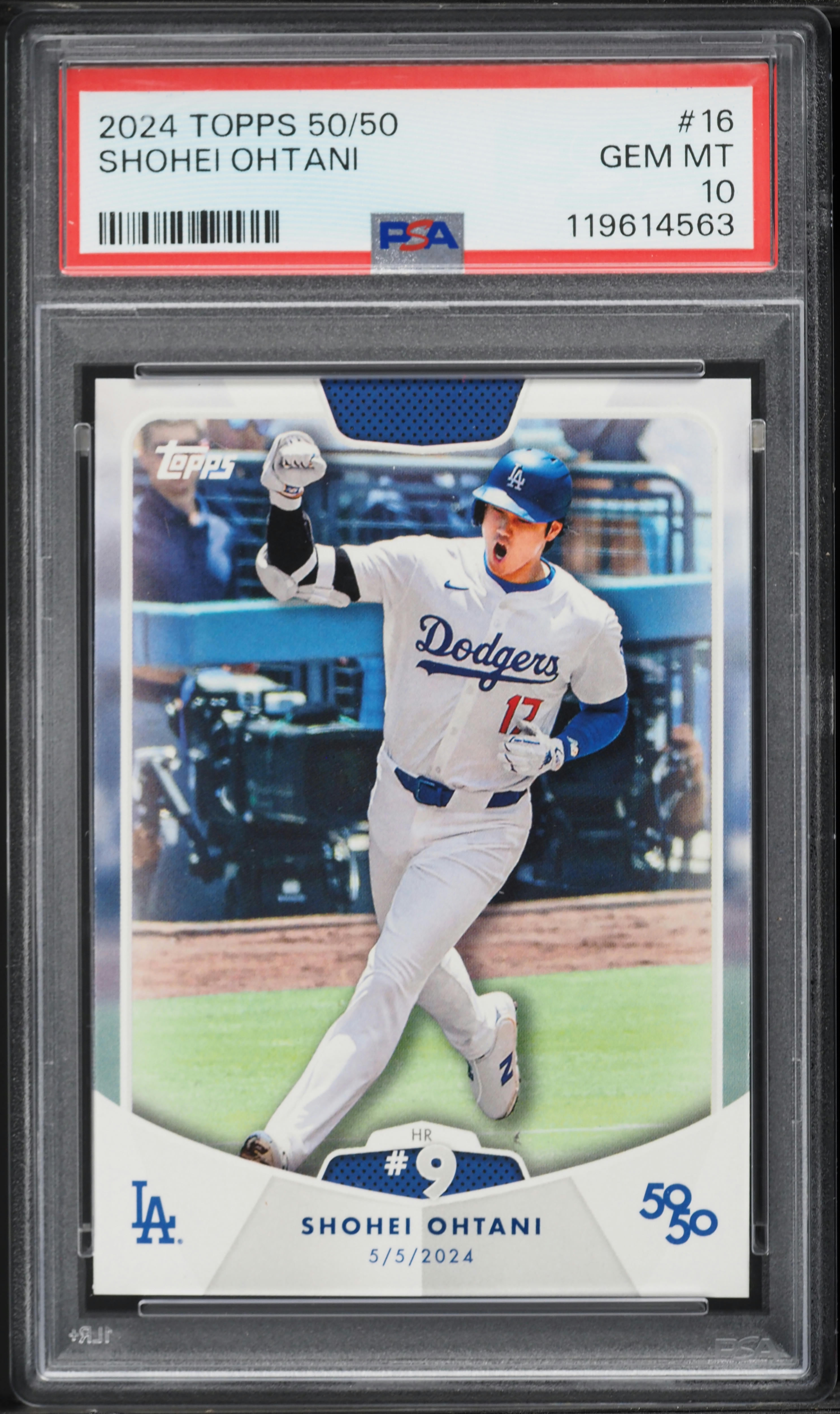 2024 Topps 50/50 Shohei Ohtani #16 PSA 10 GEM MINT on Fanatics Collect