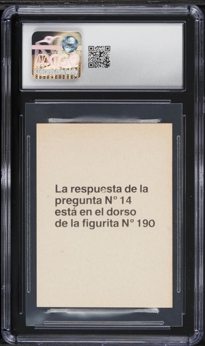 1984 Ultra Figus Aprende A Jugar Diego Maradona #161 CGC 3 VG
