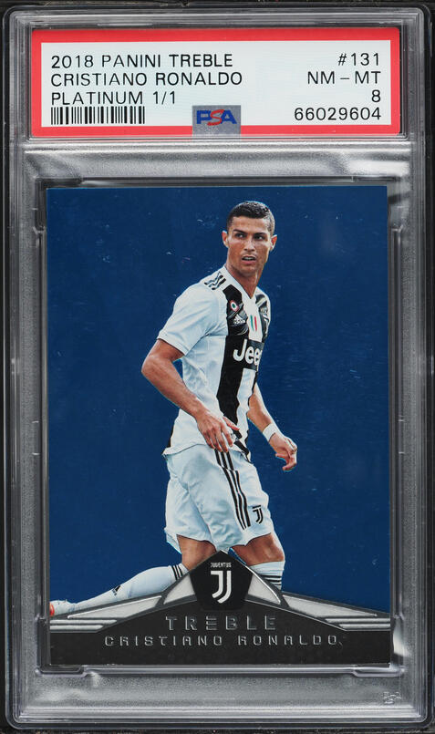 2005 Futera Unique World Football Cristiano Ronaldo #32 PSA 9 MINT