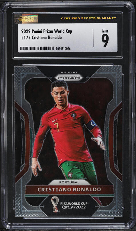 2022 Panini Prizm World Cup Qatar Maroon Cristiano Ronaldo /22