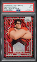2023 Topps Chrome Disney 100 Red & Black Wave Wreck-It Ralph /28