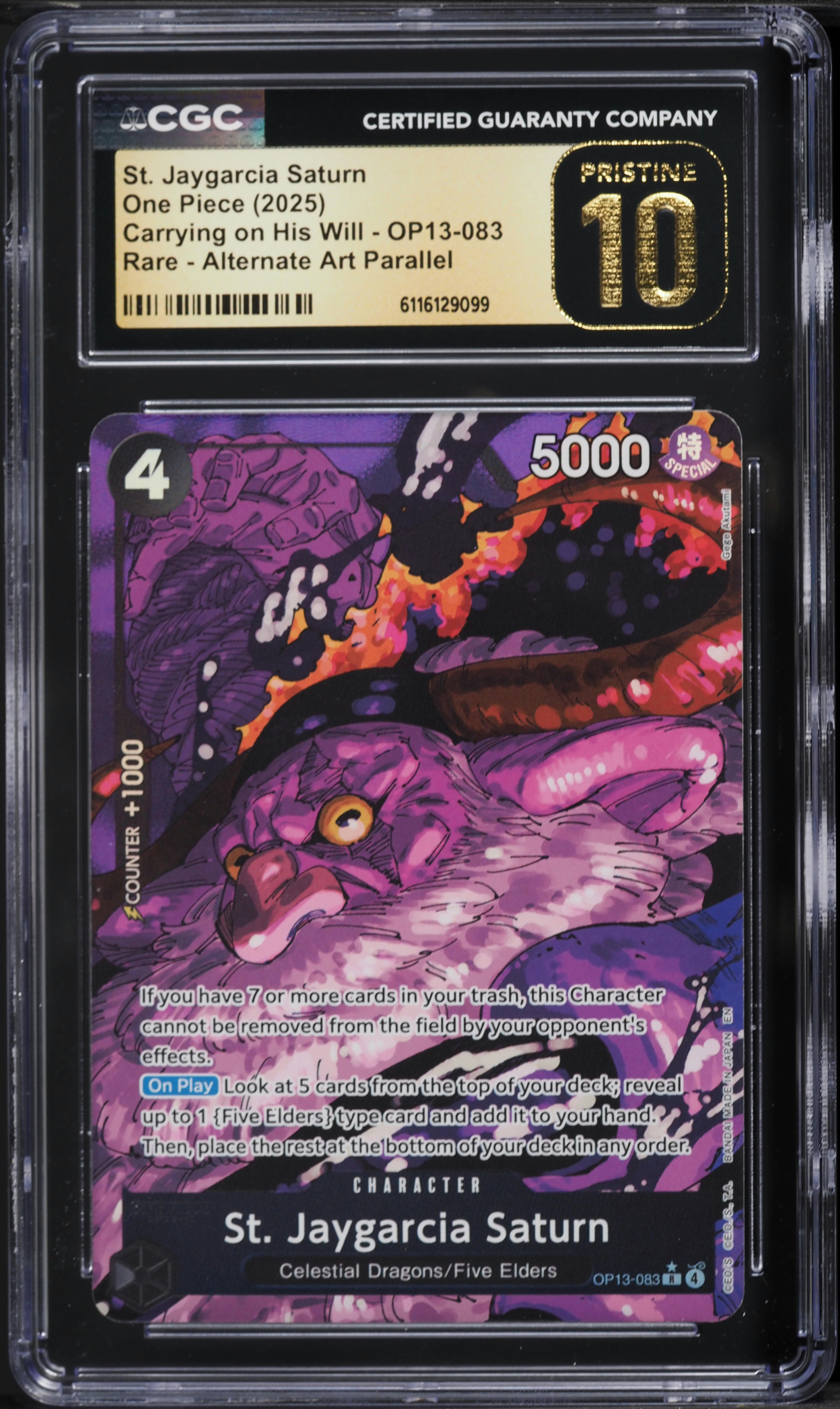 2025 One Piece Carrying On His Will Alt Art St. Jaygarcia Saturn