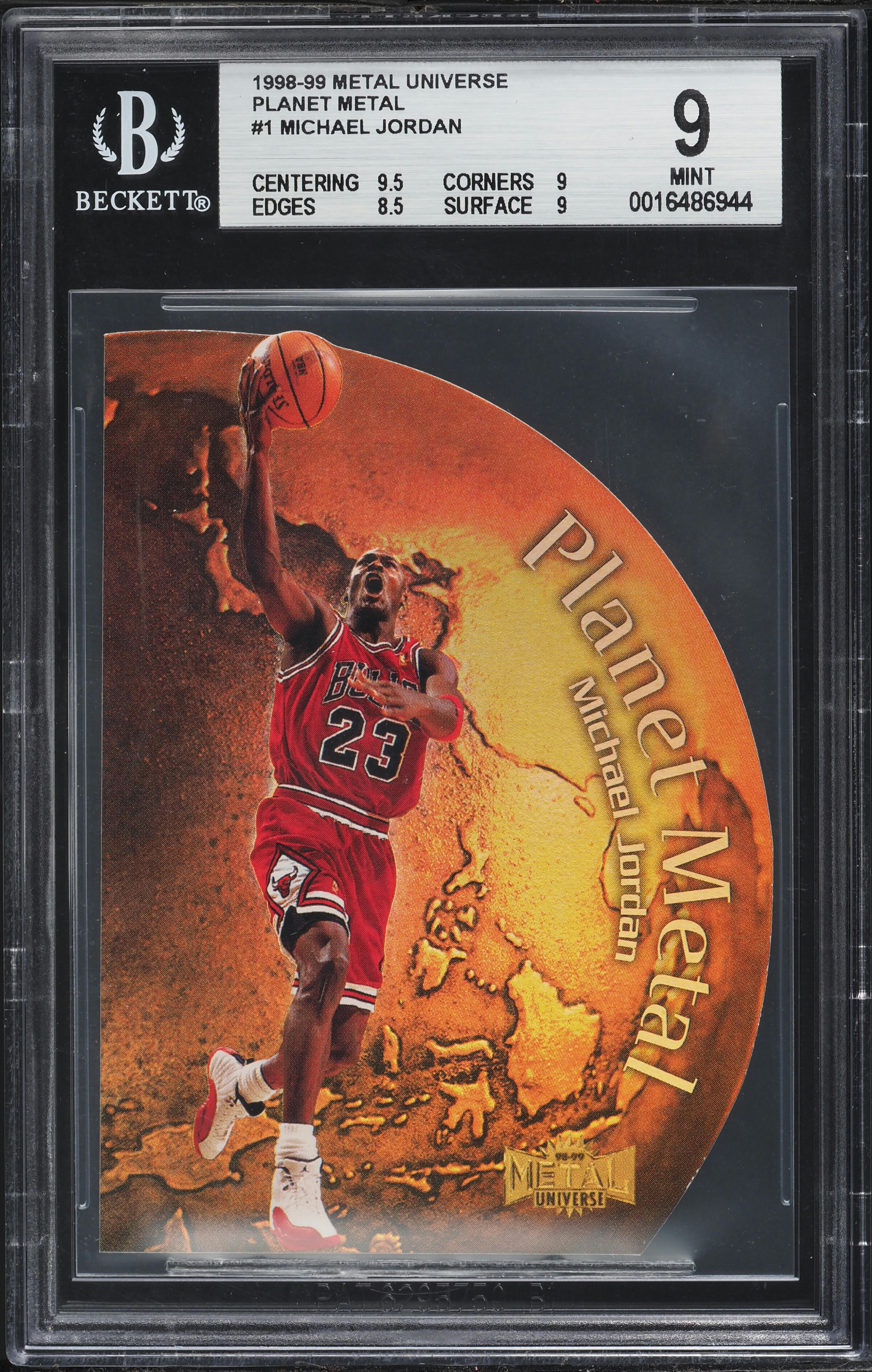 1998-99 Metal Universe Planet Metal #1 Michael Jordan マイケル 