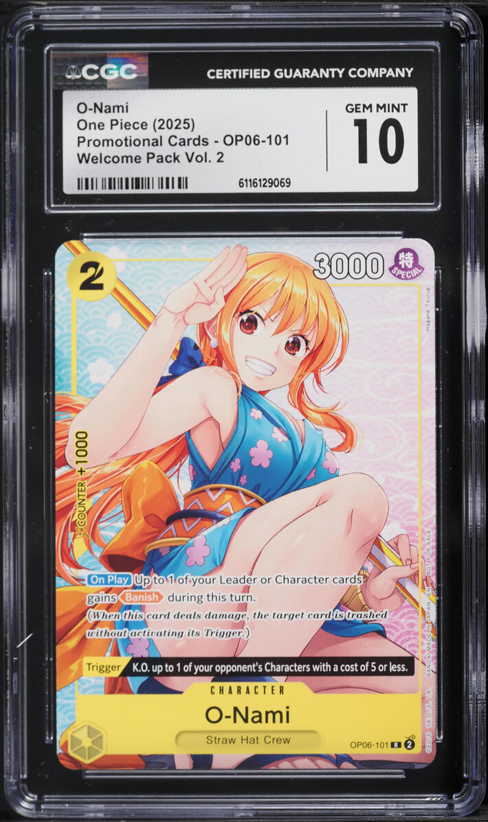 2025 One Piece Promotional Cards Welcome Pack Vol. 2 Alt Art O