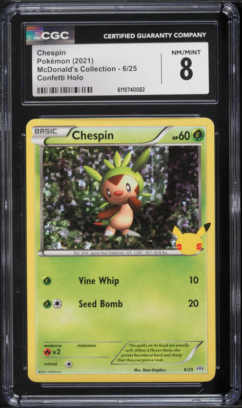 2015 Pokemon Japanese XY Blue Shock 1st Edition Chespin #5 CGC 10 PRISTINE on Fanatics Collect 2015 Pokemon Japanese XY Blue Shock 1st Edition Chespin #5 CGC 10 PRISTINE on Fanatics Collect